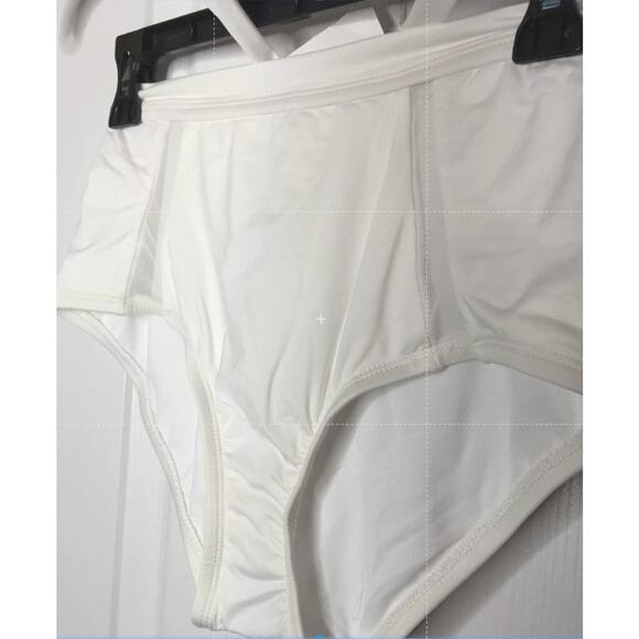 Mossimo Del Mar Camilla Bralette Bikini 2 Pc SwimWear High Waist Small White - Picture 9 of 9